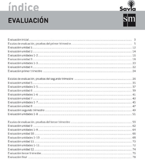 Evaluacion Matematicas 6 Primaria SM SAVIA PDF