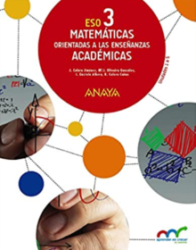 Libro Matematicas 3 ESO ANAYA Academicas PDF