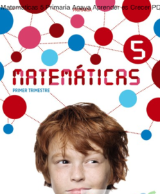 Matemáticas 5 Primaria Anaya Aprender es Crecer PDF