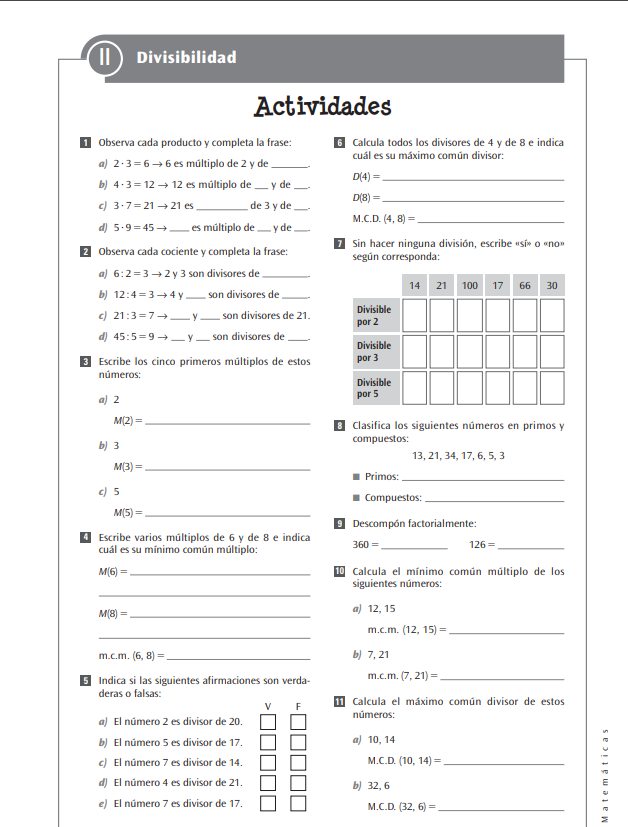 Material Fotocopiable Matematicas 1 ESO Oxford Material Fotocopiable Matematicas 1 ESO Oxford